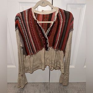 Size extra small Free People blouse, brand new, tags not included